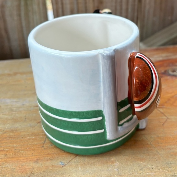 FIB Burton & Burton Sculpted Football Go Team Coffee Mug 12oz - Picture 2 of 8